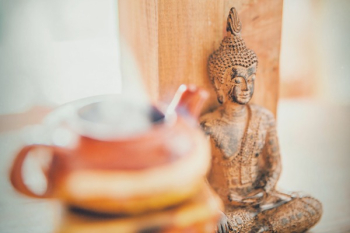 Meditating Buddha Wooden Statuette Meditating Buddha Wooden Statuette