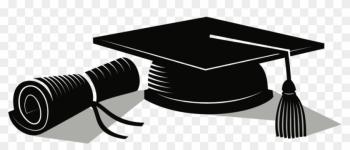 Medium Image - Graduation Clip Art Black And White