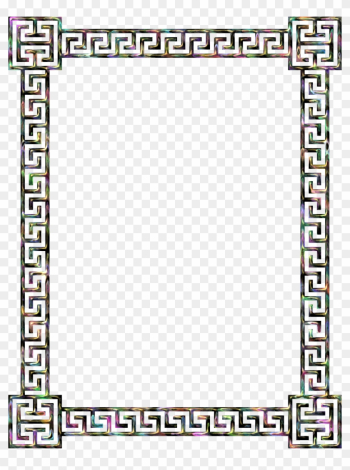 Medium Image - Greek Key Pattern Frame Png