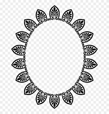 Medium Image - Oval Chicken Frame Clipart