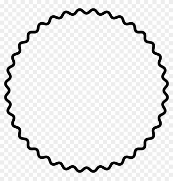 Medium Image - Png Round Scalloped Frame