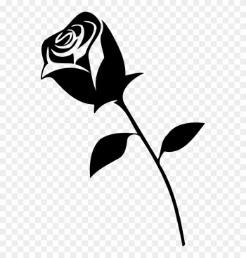 Medium Image - Rose Bud Clip Art