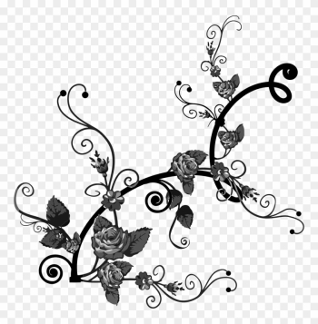 Medium Image - Rose Flourish Clipart