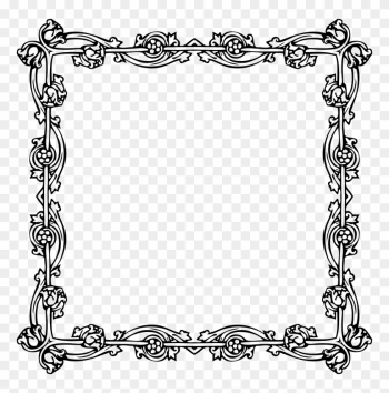 Medium Image - Victorian Picture Frame Png