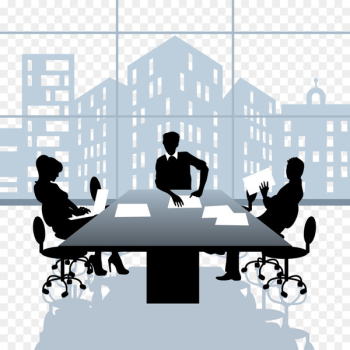 Meeting Business Silhouette - Business meeting silhouette image Download 
