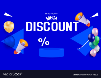 mega discount big sale banner sticker mega discount big sale banner sticker