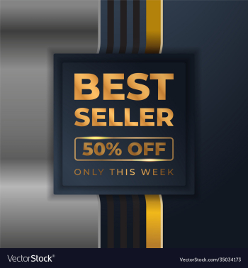 mega flash sales banners with black gold for sales