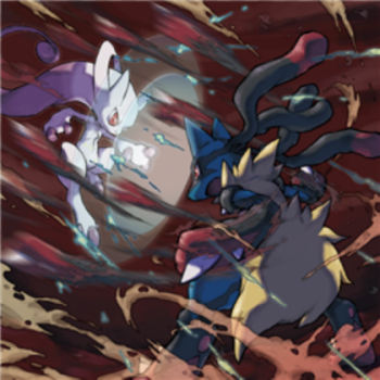 Mega Mewtwo vs. Mega Lucario - Roblox Mega Mewtwo vs. Mega Lucario - Roblox