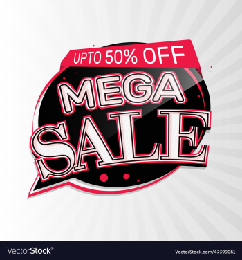 mega sale promotional banner mega sale promotional banner