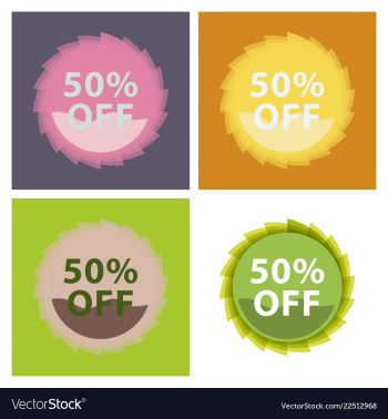Mega sale with upto 50 discount offer creative vector image