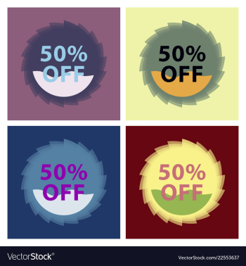 Mega sale with upto 50 discount offer creative vector image
