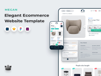 Megan - Elegant E-commerce Website Template Megan - Elegant E-commerce Website Template