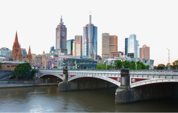 Melbourne City Scene, Melbourne, Australia, City River Scene PNG ...