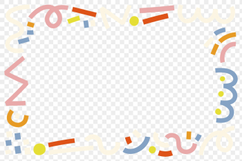 Memphis 90&rsquo;s pattern png frame, | Free PNG - rawpixel