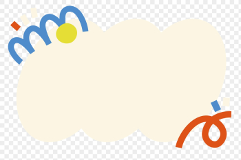 Memphis 90&rsquo;s pattern png frame, | Free PNG - rawpixel