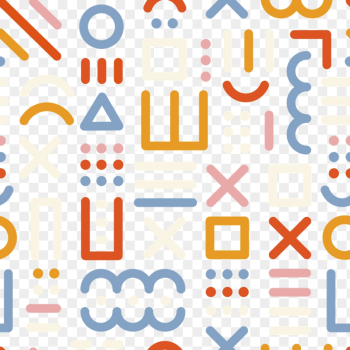 Memphis png 90&rsquo;s seamless pattern, | Free PNG - rawpixel