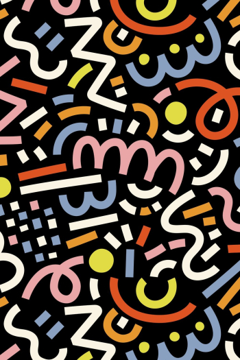 Memphis social media banner pattern, | Free Photo - rawpixel Memphis social media banner pattern, | Free Photo - rawpixel