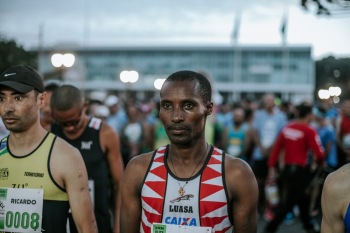 Men Participating In A Marathon Men Participating In A Marathon