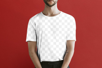 Men's t-shirt png mockup, transparent | Free PNG Mockup - rawpixel