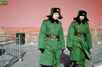 Men Wearing Green Coats Men Wearing Green Coats