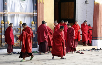 Men Wearing Red Robe Men Wearing Red Robe