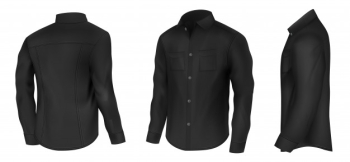 Mens classic black shirt Free Vector Mens classic black shirt Free Vector