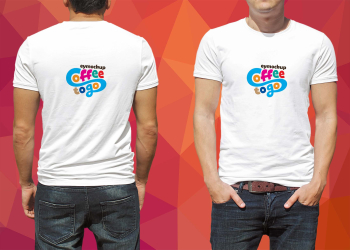 Mens White T-shirt Mockup