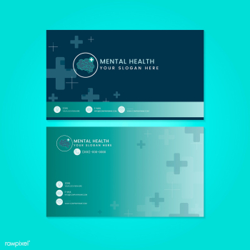 Mental health psychiatrist name card mockup v.. | Free stock vector - 519430 Mental health psychiatrist name card mockup v.. | Free stock vector - 519430