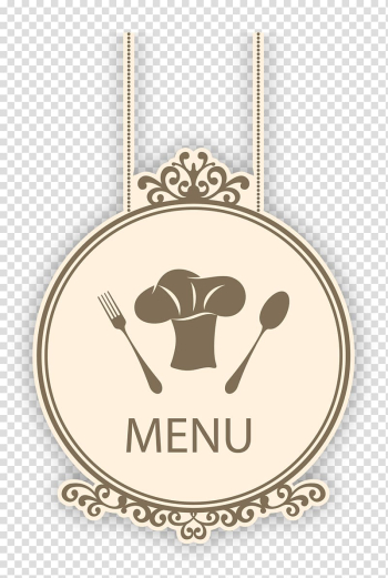 Menu illustration, Fast food Menu Restaurant The Chefs House, The elegant restaurant menu pattern transparent background PNG clipart