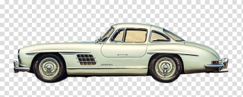 Mercedes-Benz 300 SL Car Mercedes-Benz CLA-Class Automotive design, White Mercedes-Benz classic cars side transparent background PNG clipart