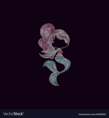 mermaid beauty artwork style design mermaid beauty artwork style design