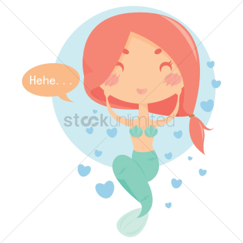 Mermaid giggling Mermaid giggling