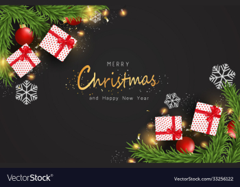 merry christmas and happy new year background