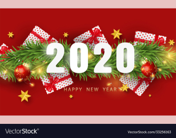 merry christmas and happy new year background