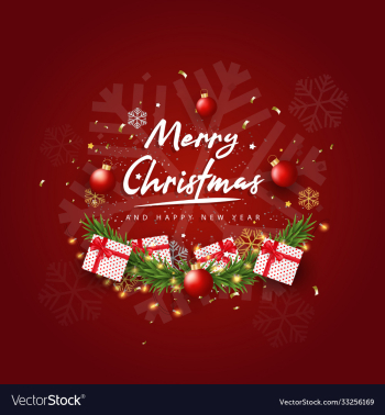 merry christmas and happy new year background