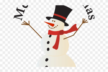 Merry Christmas Clip Art - Snowman Merry Christmas Clip Art