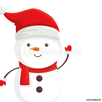merry christmas cute snowman character design merry christmas cute snowman character design