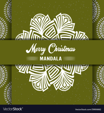 merry christmas mandala background with ornamental merry christmas mandala background with ornamental