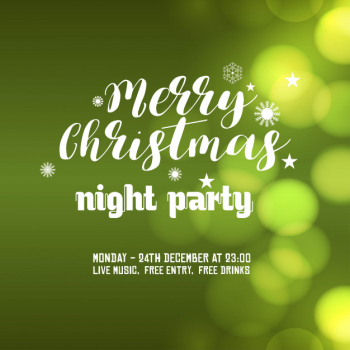 Merry Christmas Night Party background