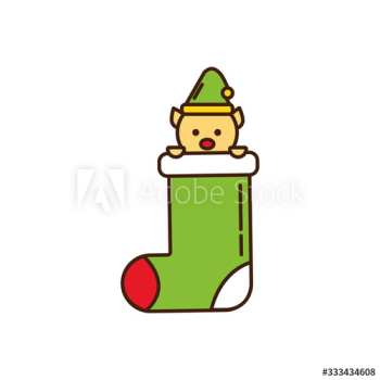 merry christmas sock decorative icon merry christmas sock decorative icon