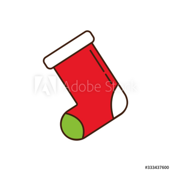 merry christmas sock decorative icon merry christmas sock decorative icon