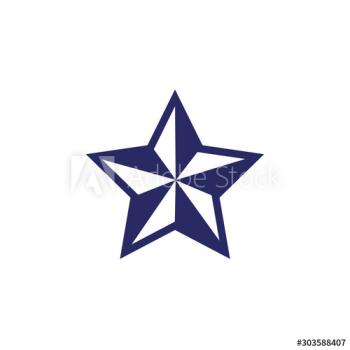 merry christmas star decorative icon