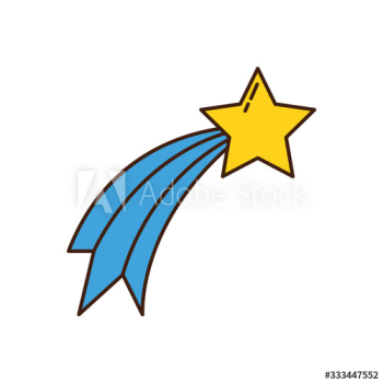 merry christmas star decorative icon