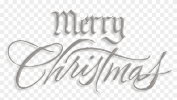 Merry - Merry Christmas Text Transparent Merry - Merry Christmas Text Transparent