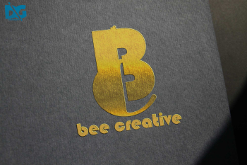 Metal Gold Logo Mockup