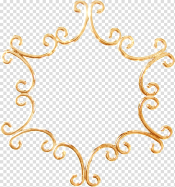 Metal Gold, Metal gold frame transparent background PNG clipart