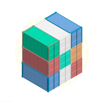 Metal square container isolated on background | Free stock vector - 393289 Metal square container isolated on background | Free stock vector - 393289