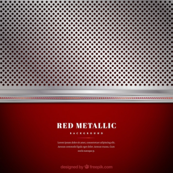 Metallic silver and red background Metallic silver and red background