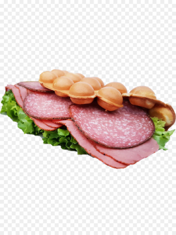 Mettwurst Ham Salami Egg waffle Pastrami - bubble Waffle Mettwurst Ham Salami Egg waffle Pastrami - bubble Waffle