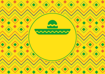 Mexican Style Restaurant Poster Background Material Flat Panels ...